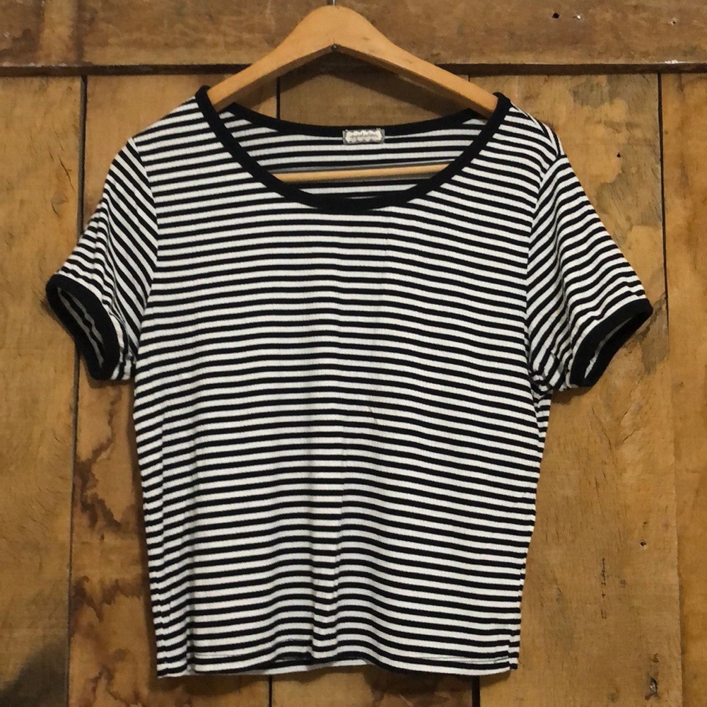 Striped Crop Top
